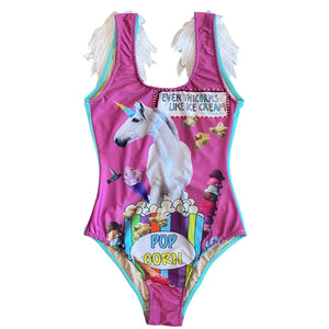 Onepiece Clásico Unicornio Alas Mujer